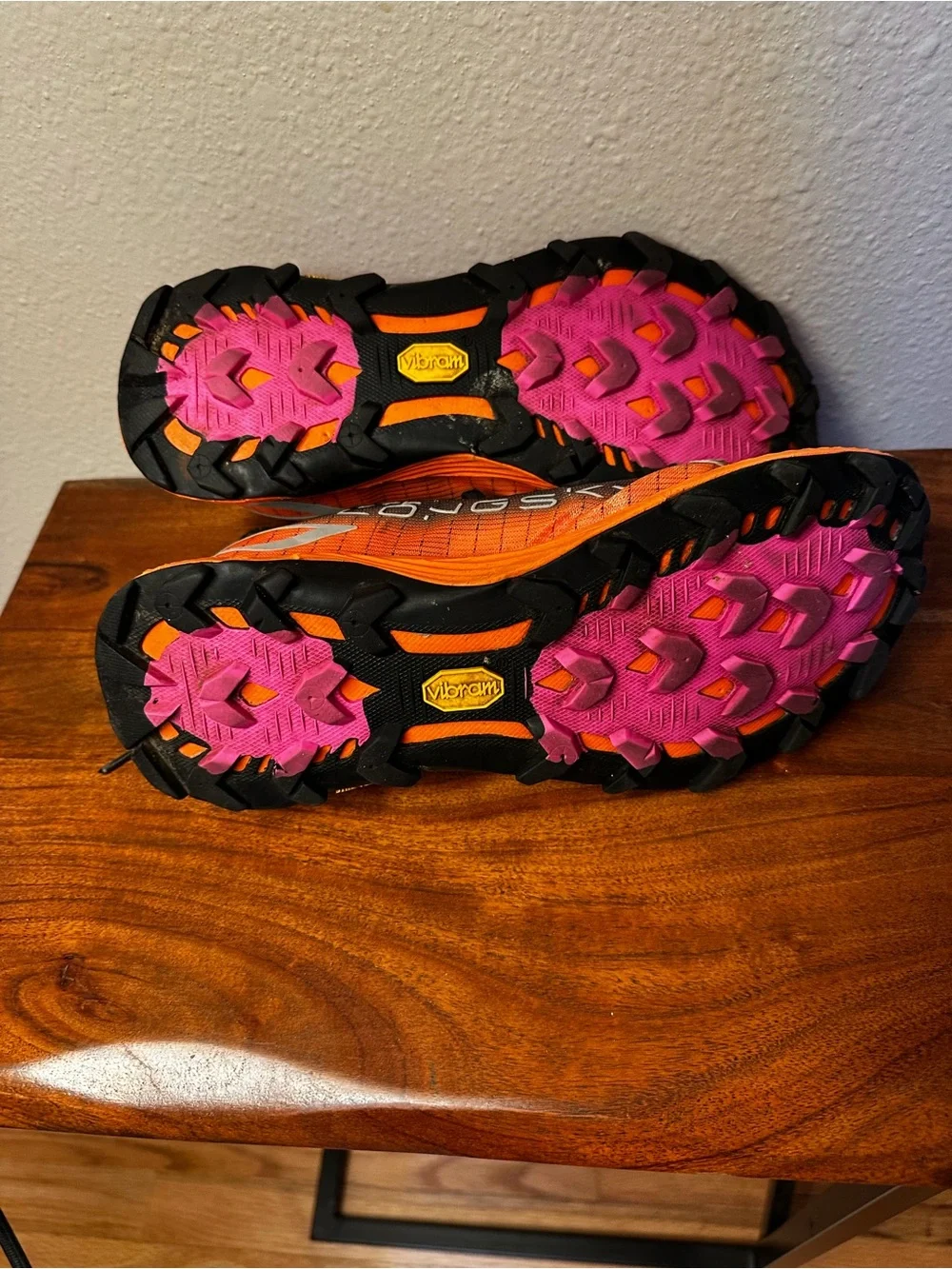 Merrell Black with Pink-to-Orange Gradient Running Shoes